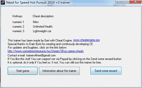 极品飞车14修改器最新版 极品飞车14修改器下载